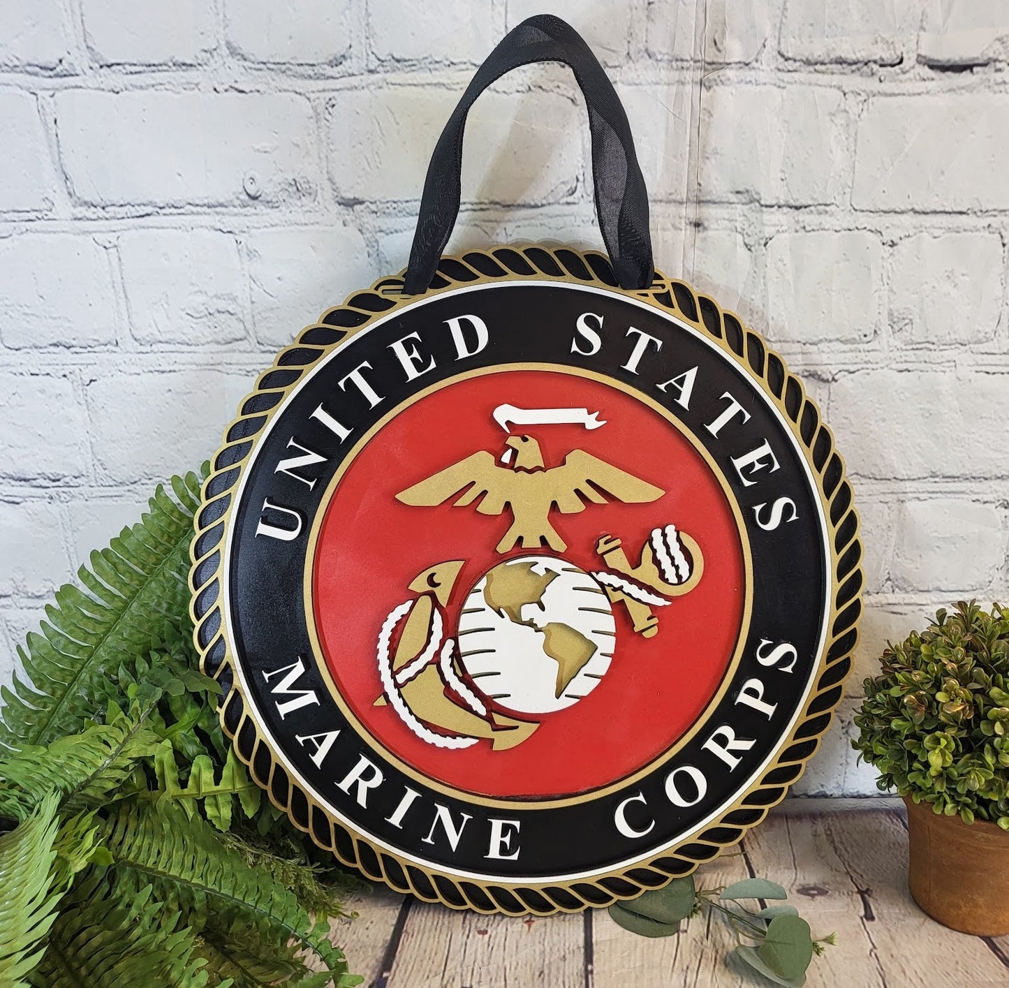 Marine Corps Classic Logo Door Hanger