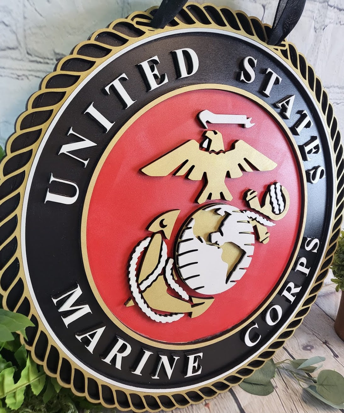 Marine Corps Classic Logo Door Hanger