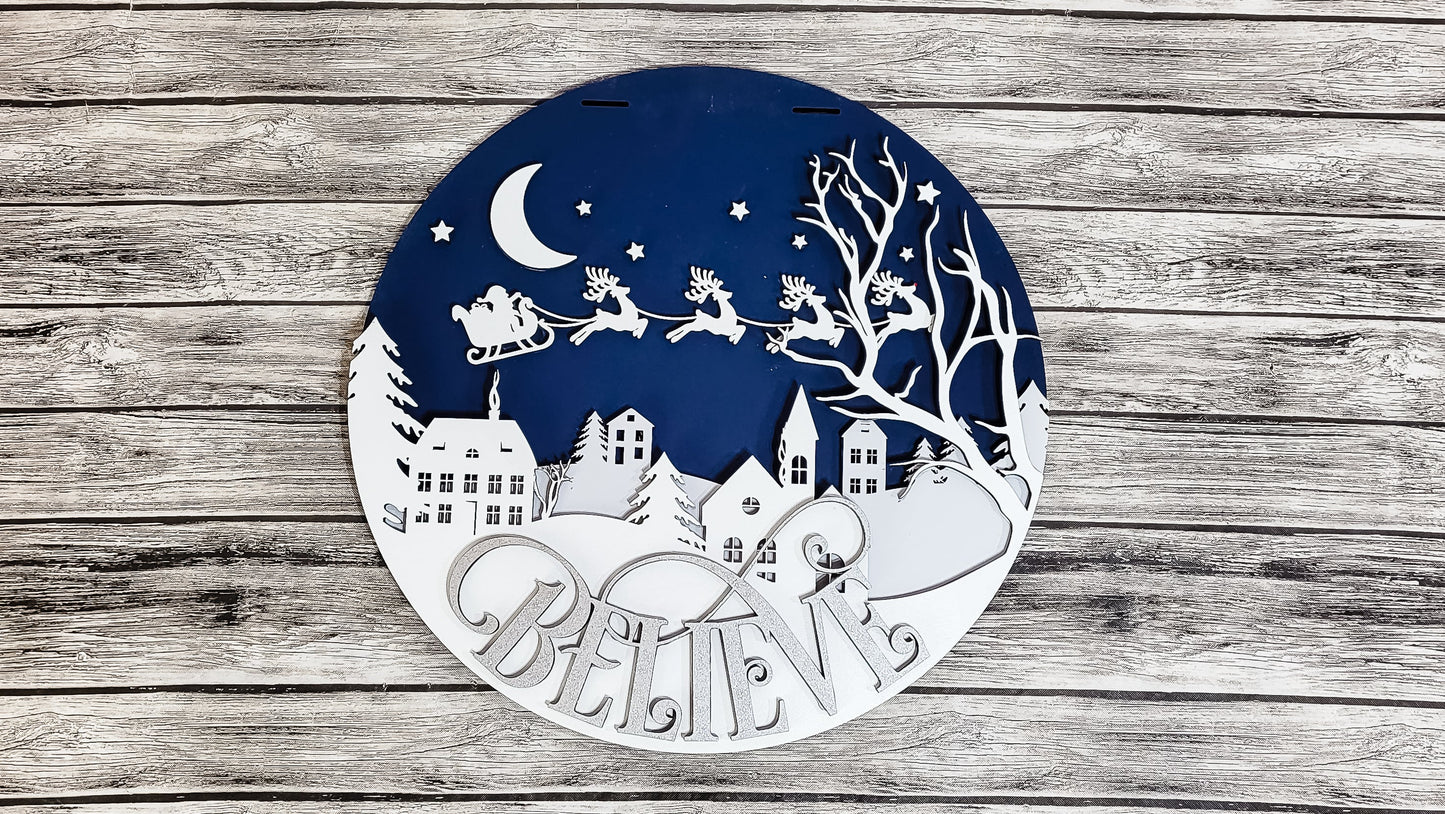 Believe Winter Nightscape