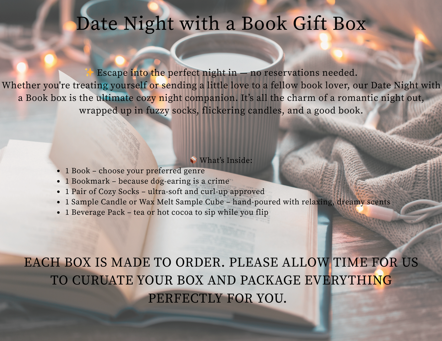 Blind Date With A Book - The Ultimate Cozy Escape