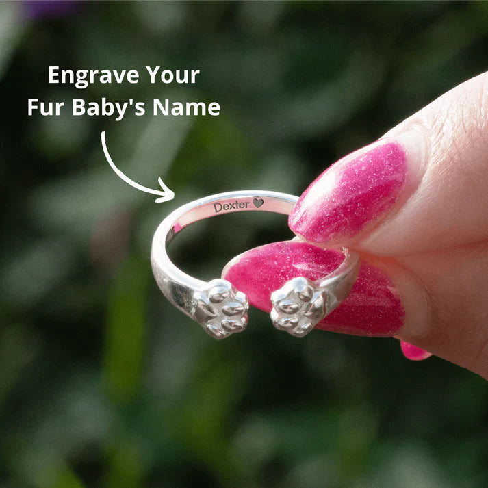 Paw Print Ring