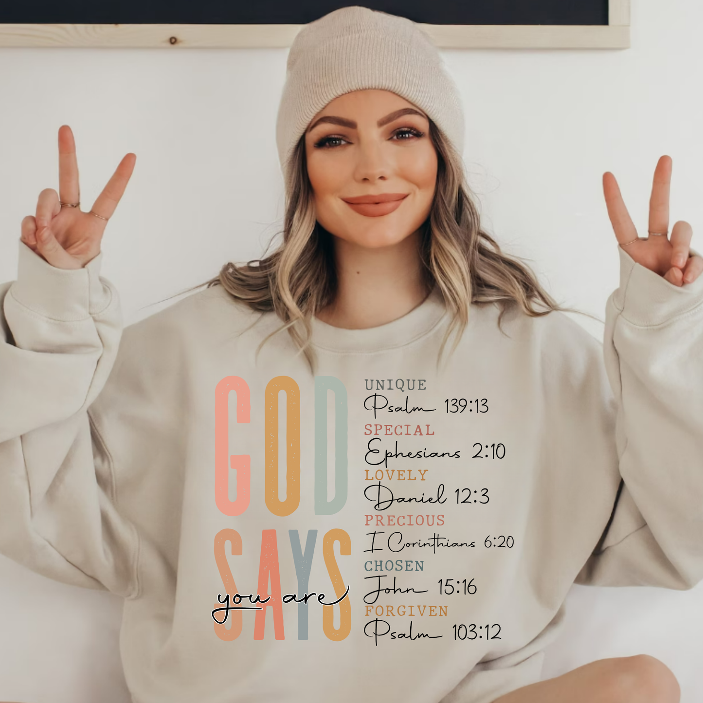 God Says You Are - Clear Film Transfer