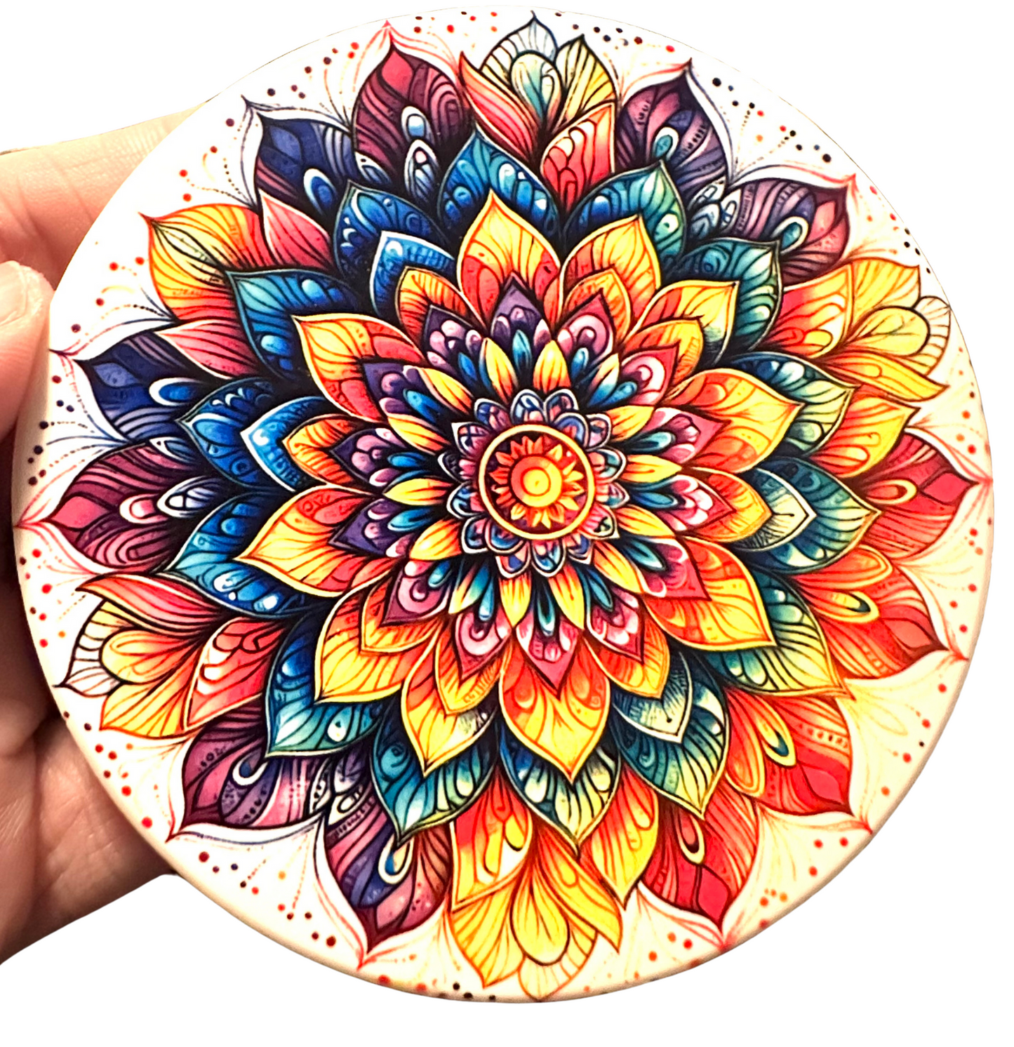 Mandala Burst Coaster Set
