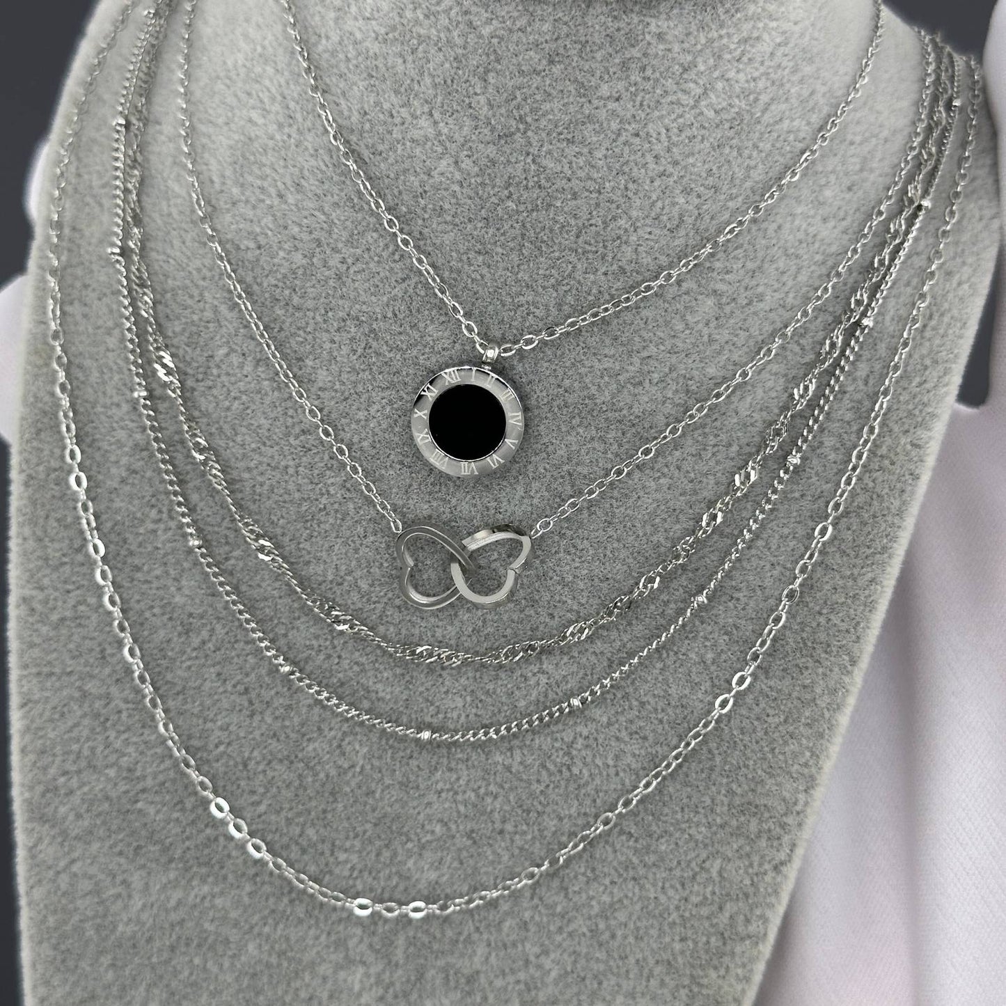 Silver Cascade Necklace