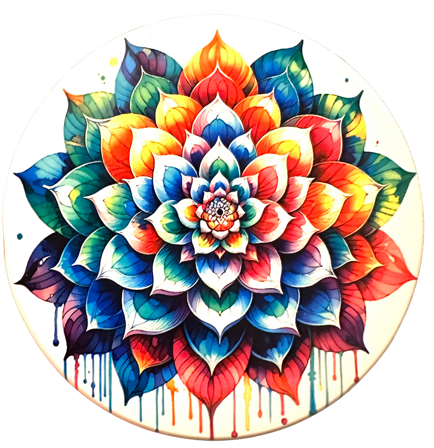 Mandala Burst Coaster Set