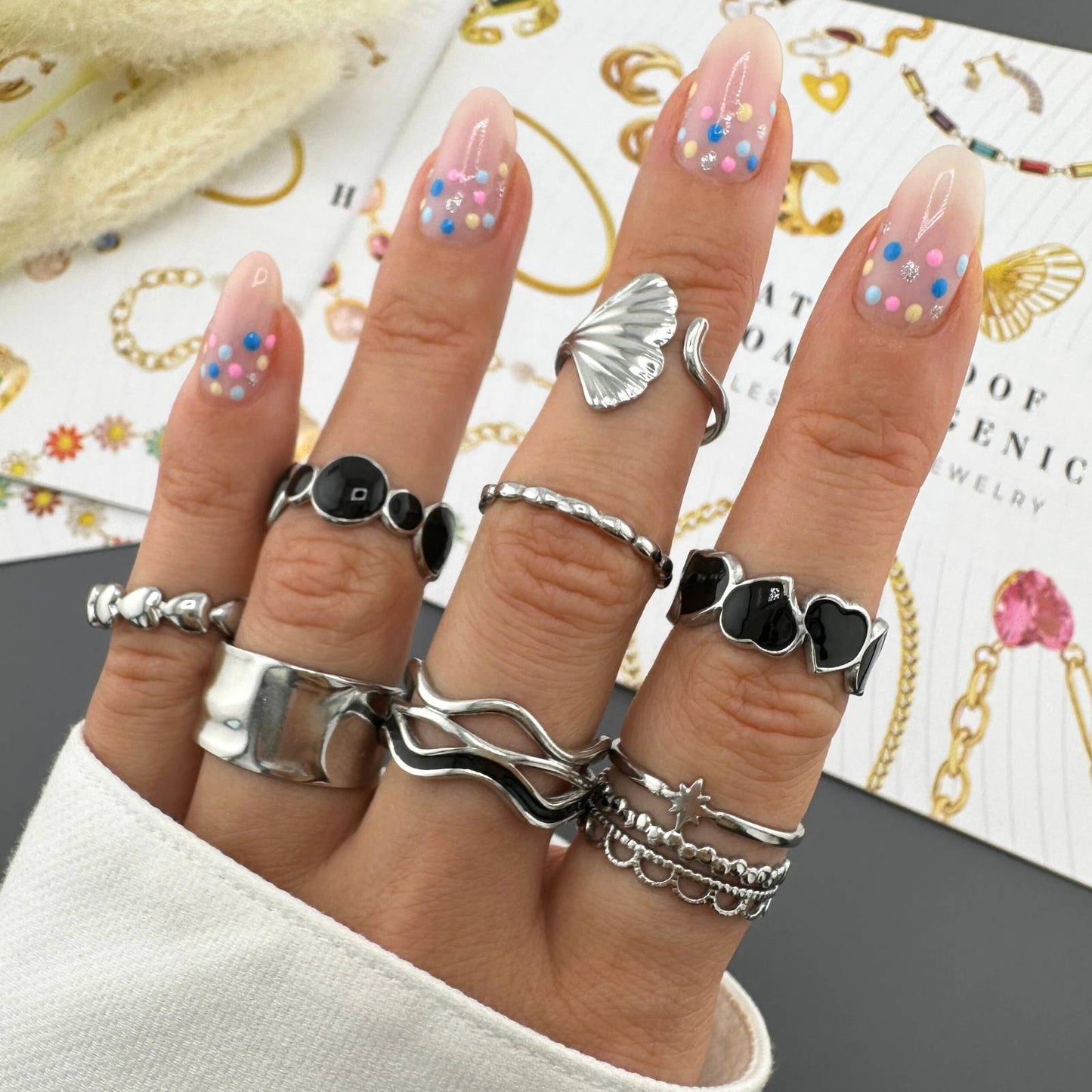 Fluid Elegance Cuff Ring