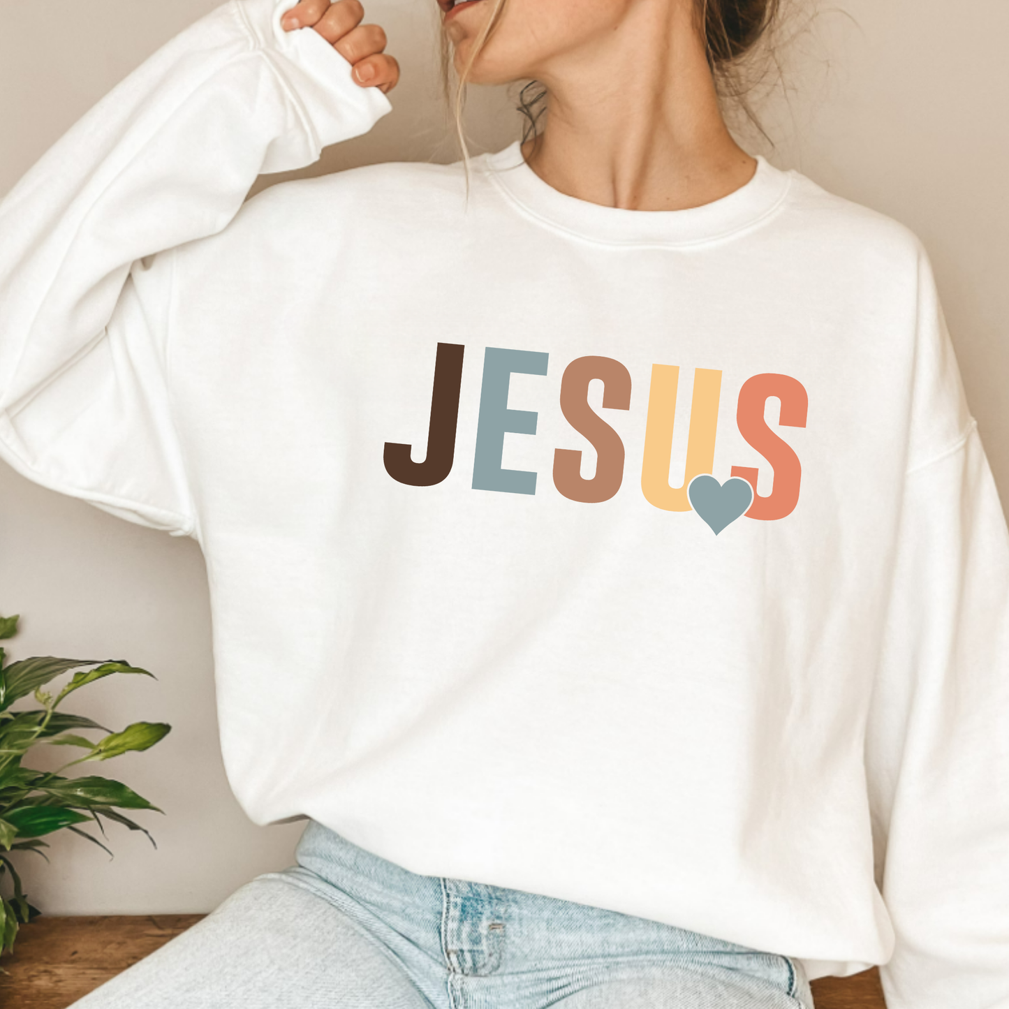 12" JESUS - Clear Film Transfer