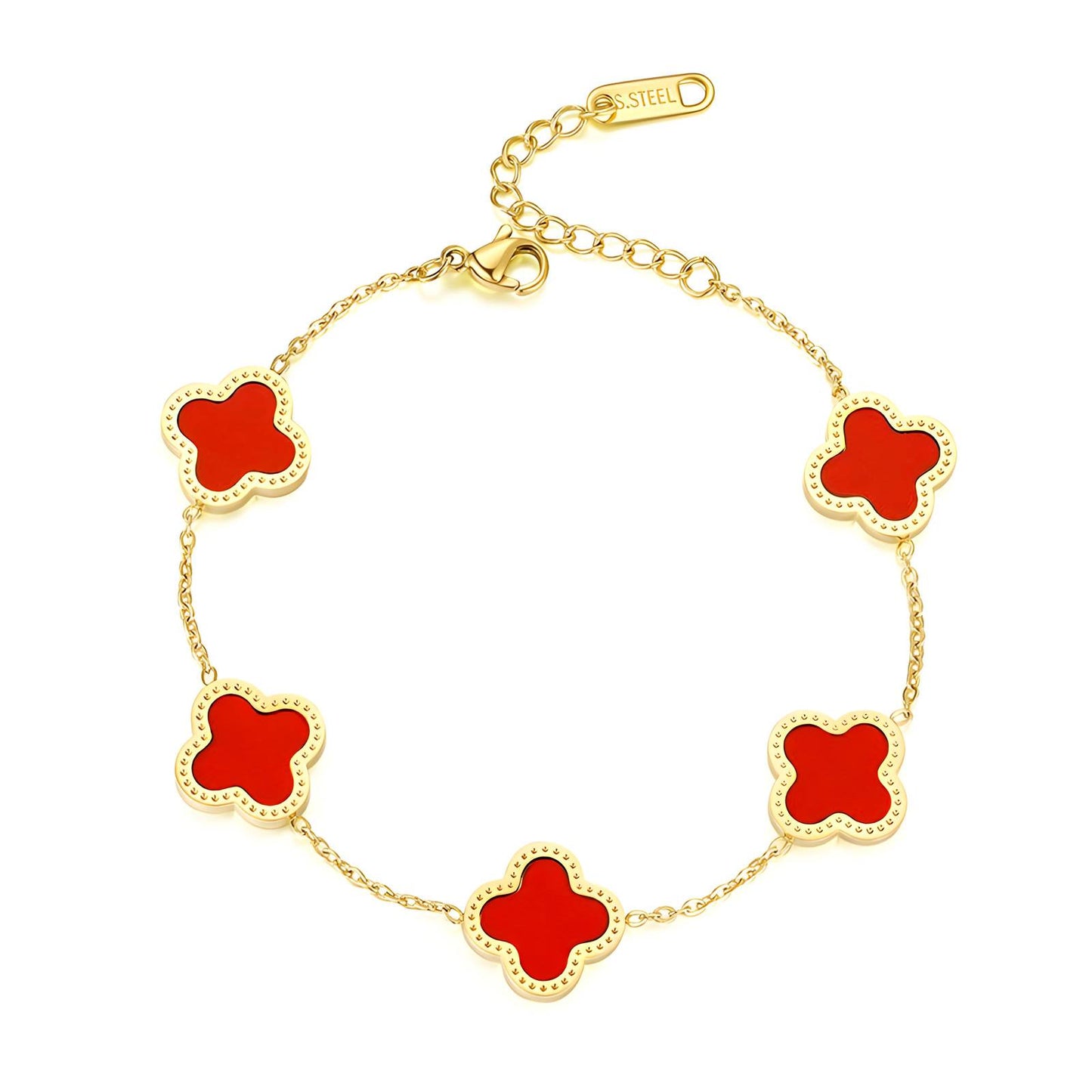 Golden Clovers Luxe Bracelet