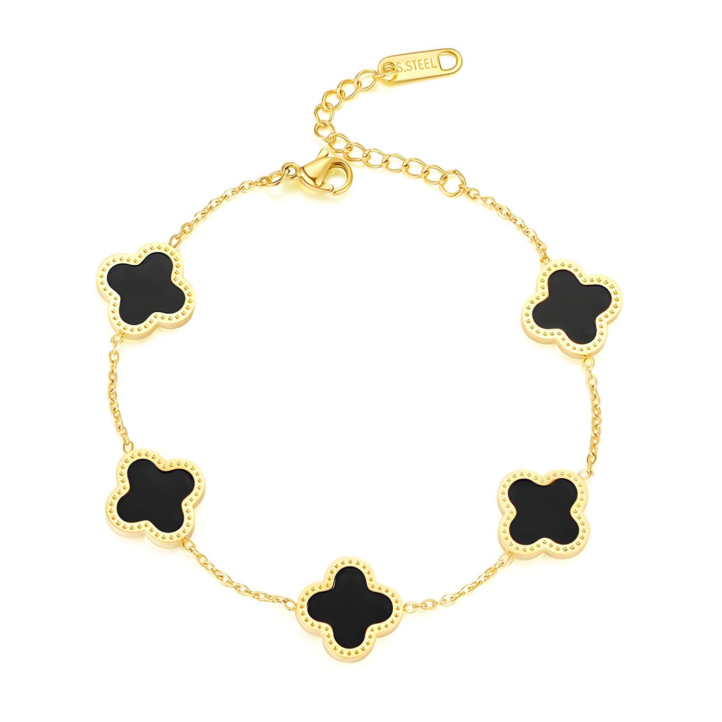 Golden Clovers Luxe Bracelet