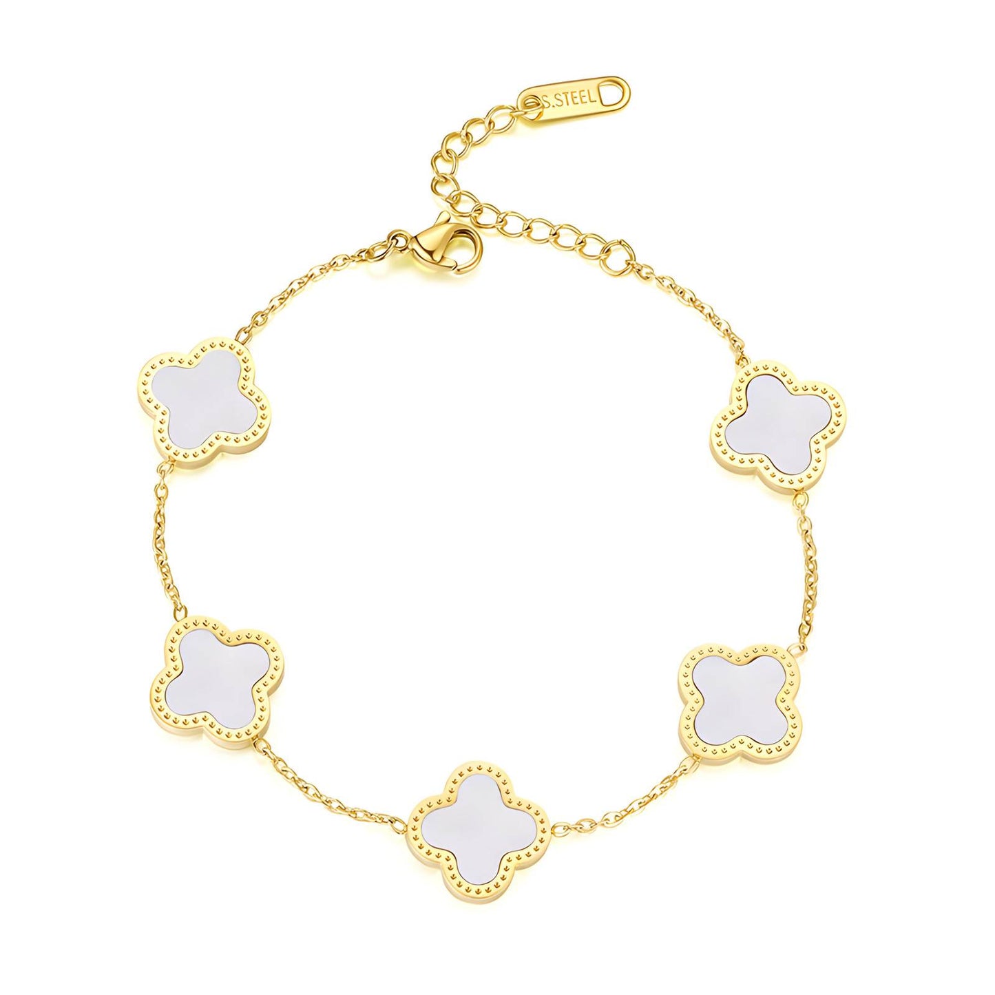 Golden Clovers Luxe Bracelet