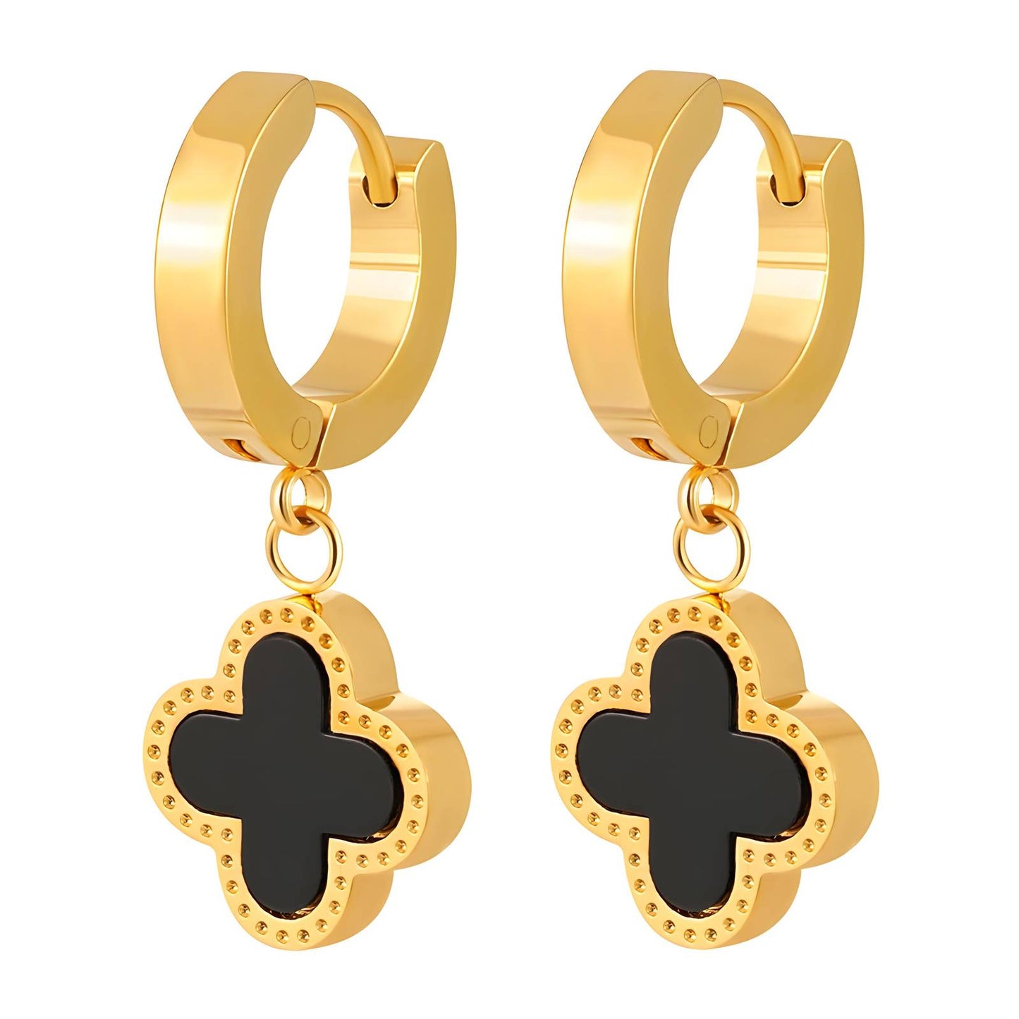 Royal Clover Dangle Earrings