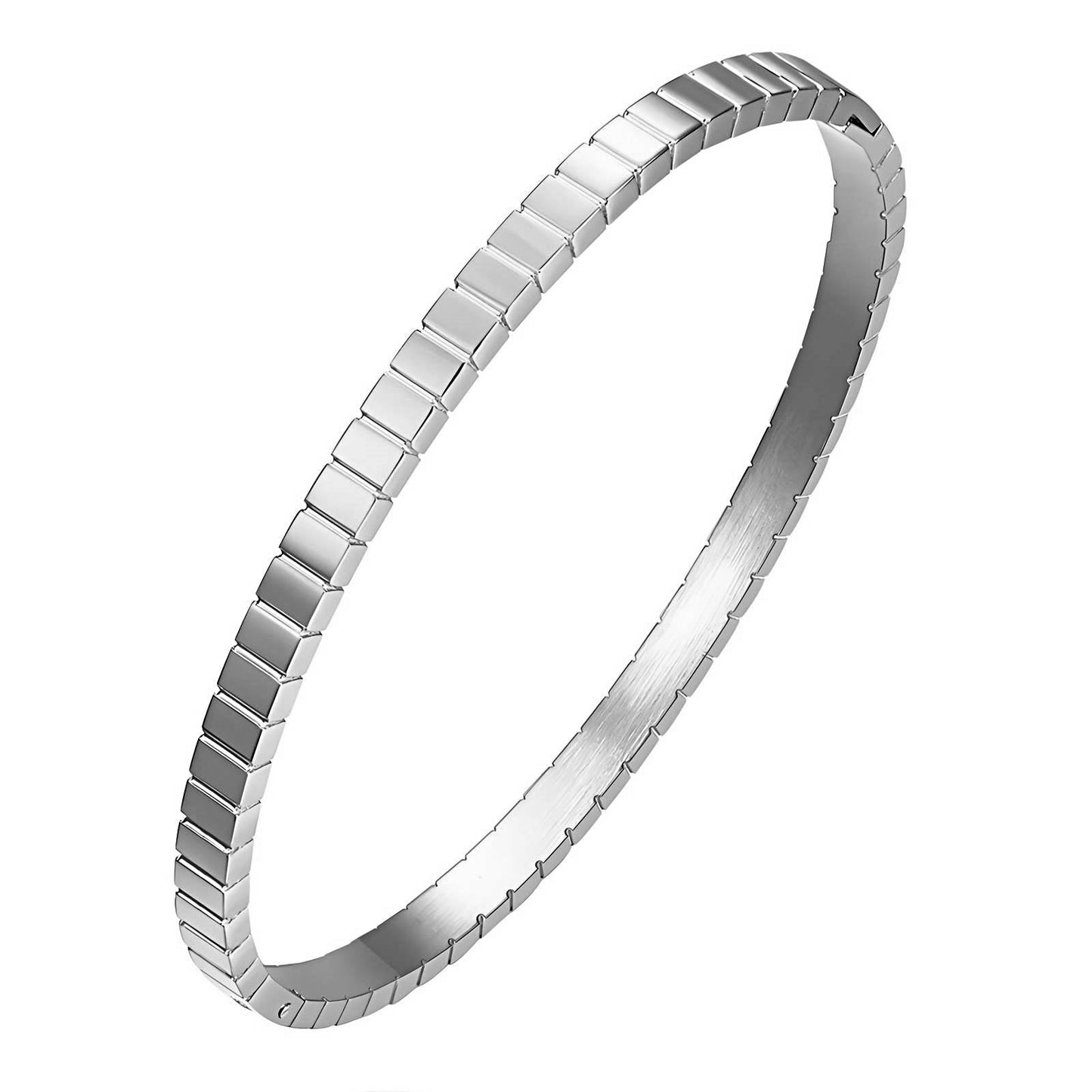 Steel Matrix Bangle Bracelet