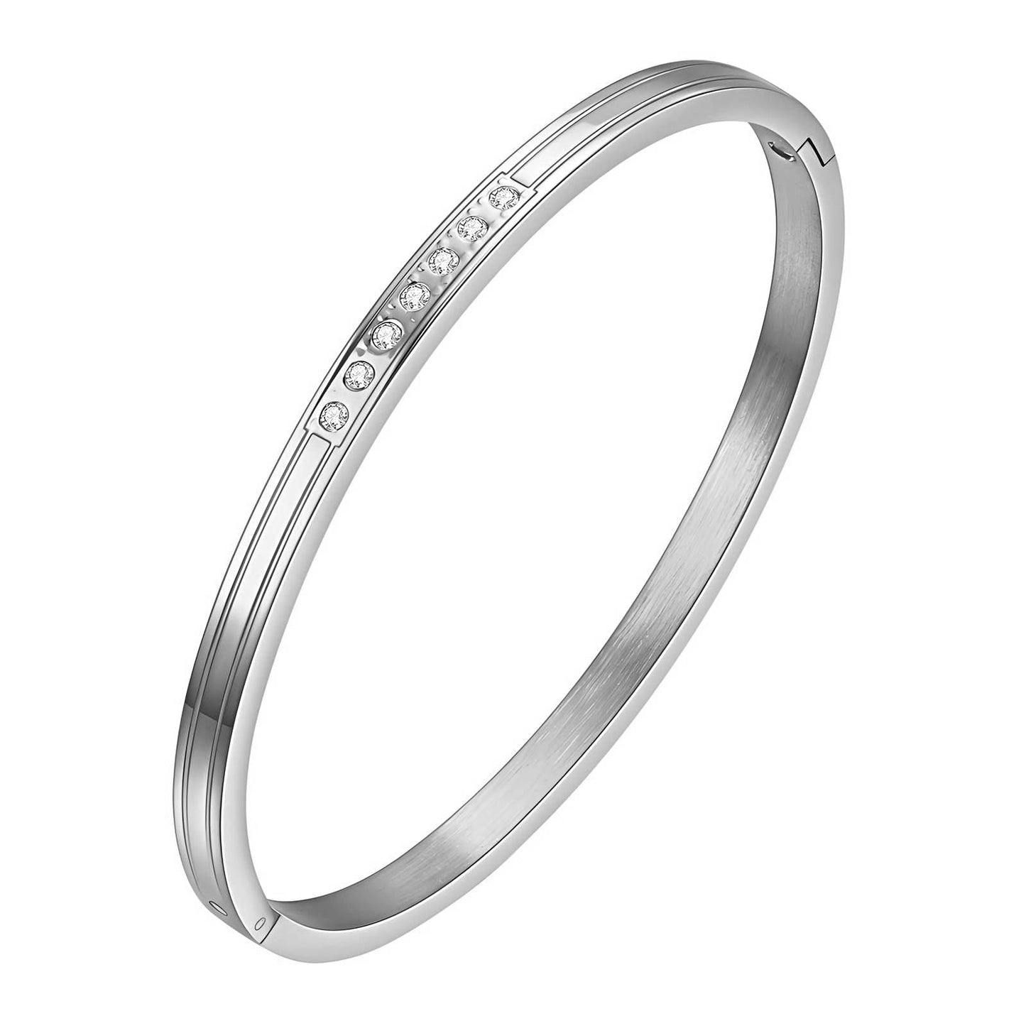 Elysian Grace Bangle Bracelet