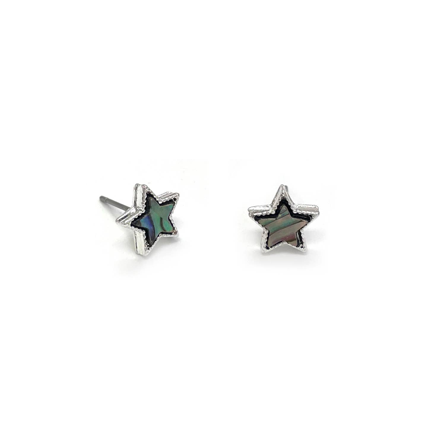 Abalone Star Earrings