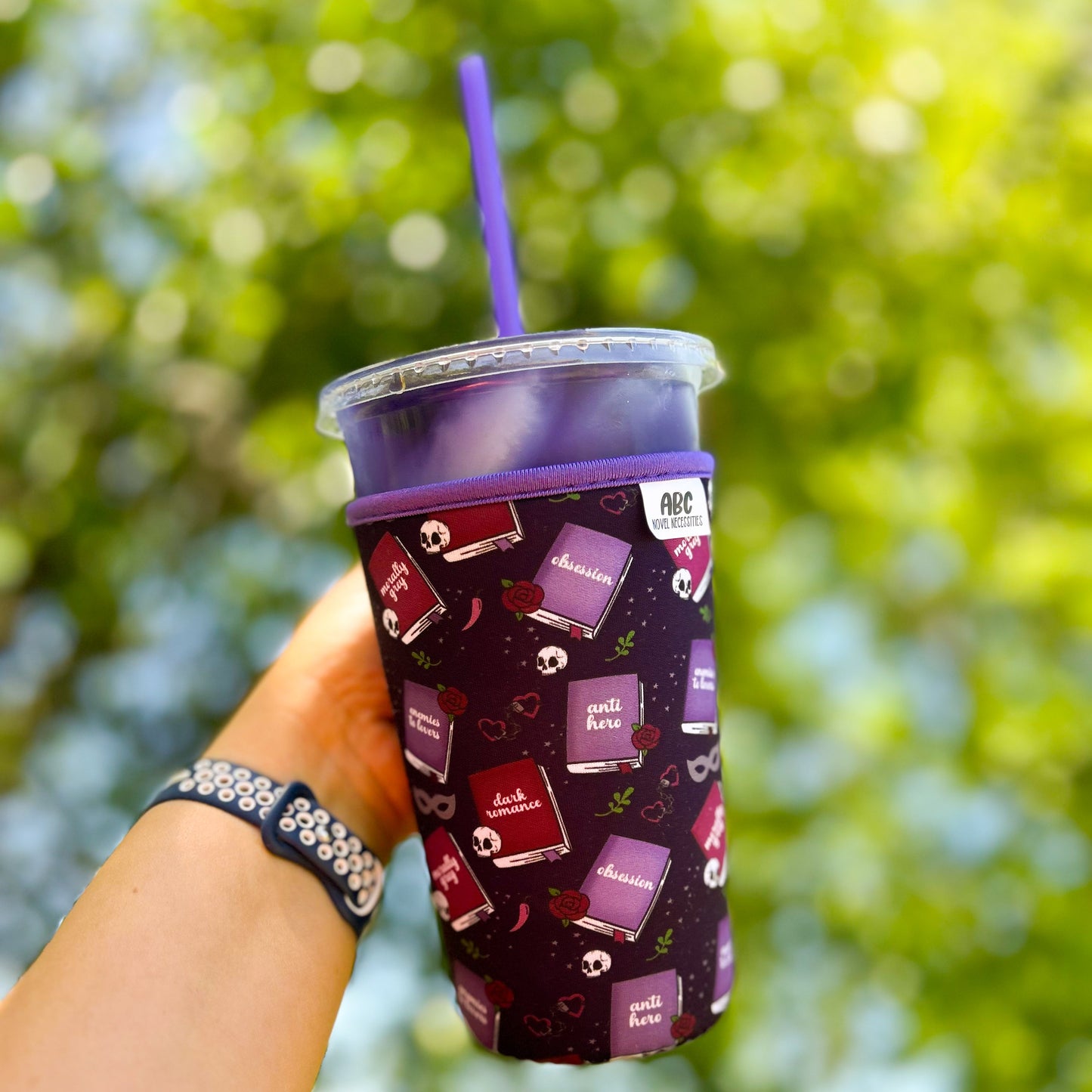 Coffee Sleeve - Dark Tropes - large