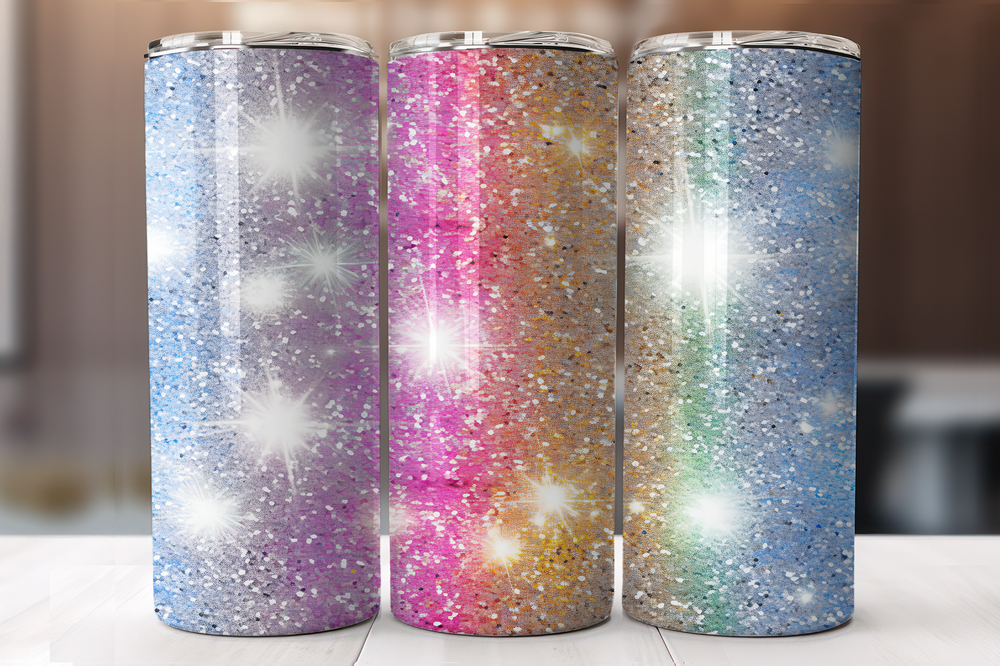 Ombre Glitter Tumbler