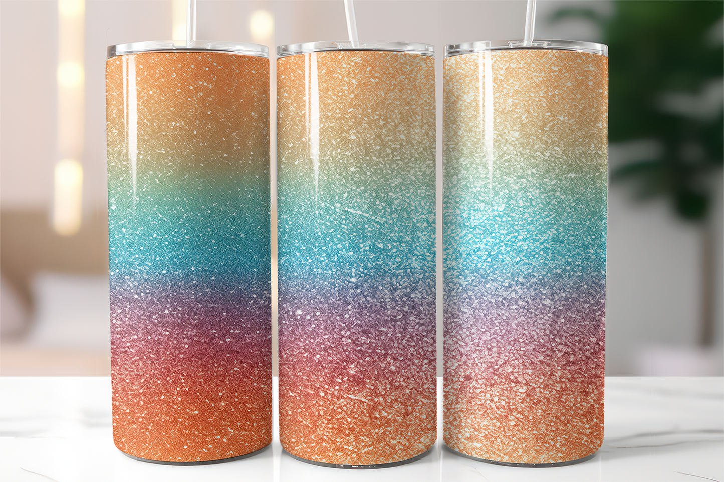Ombre Glitter Tumbler