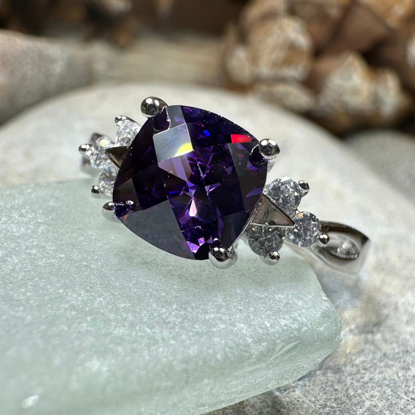 Amethyst Spring Ring