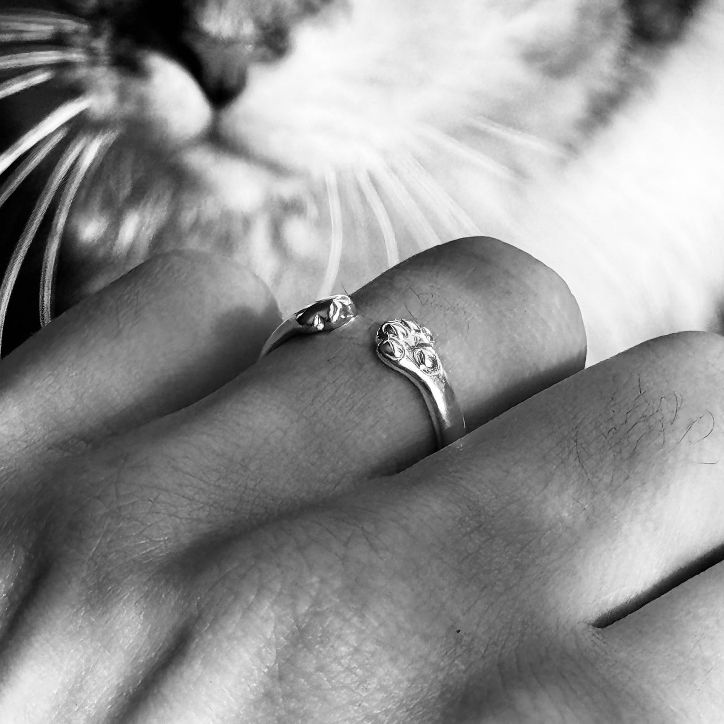 Paw Print Ring