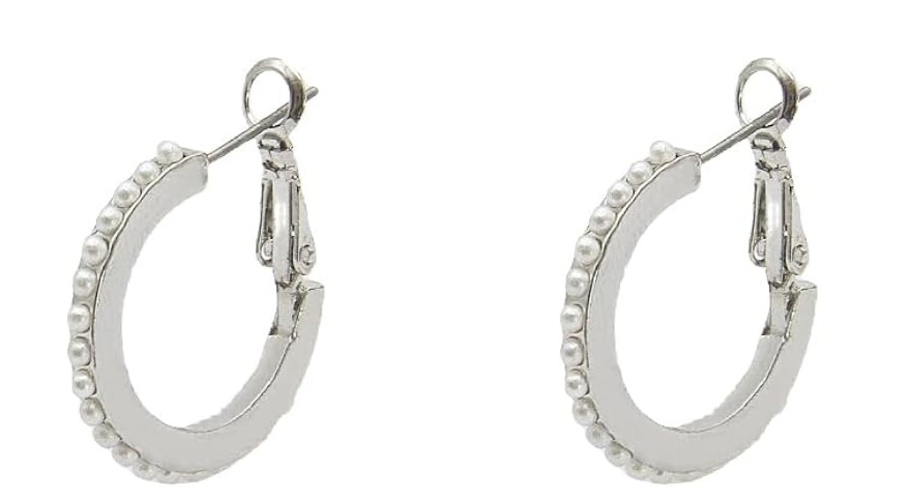 Set of Silver Hoop Earrings
