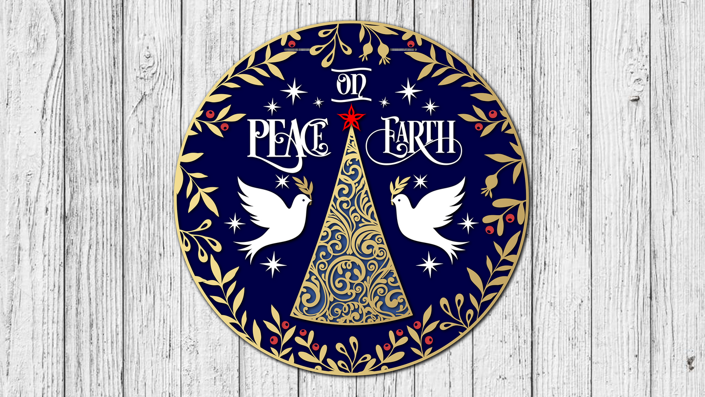 Peace On Earth Door Hanger