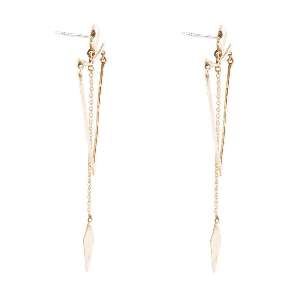 Bronze All Arrows Earrings