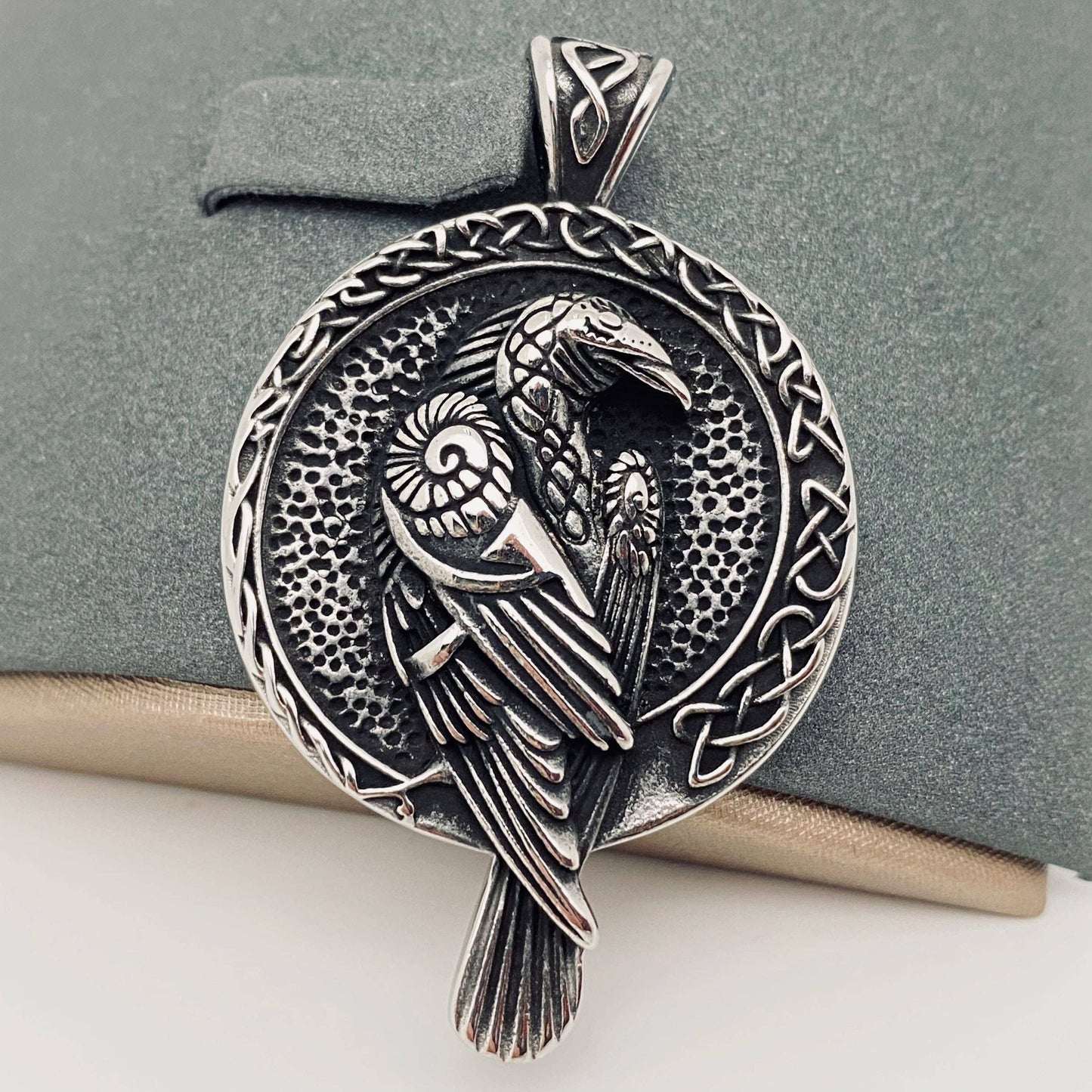 Viking Raven Pendant