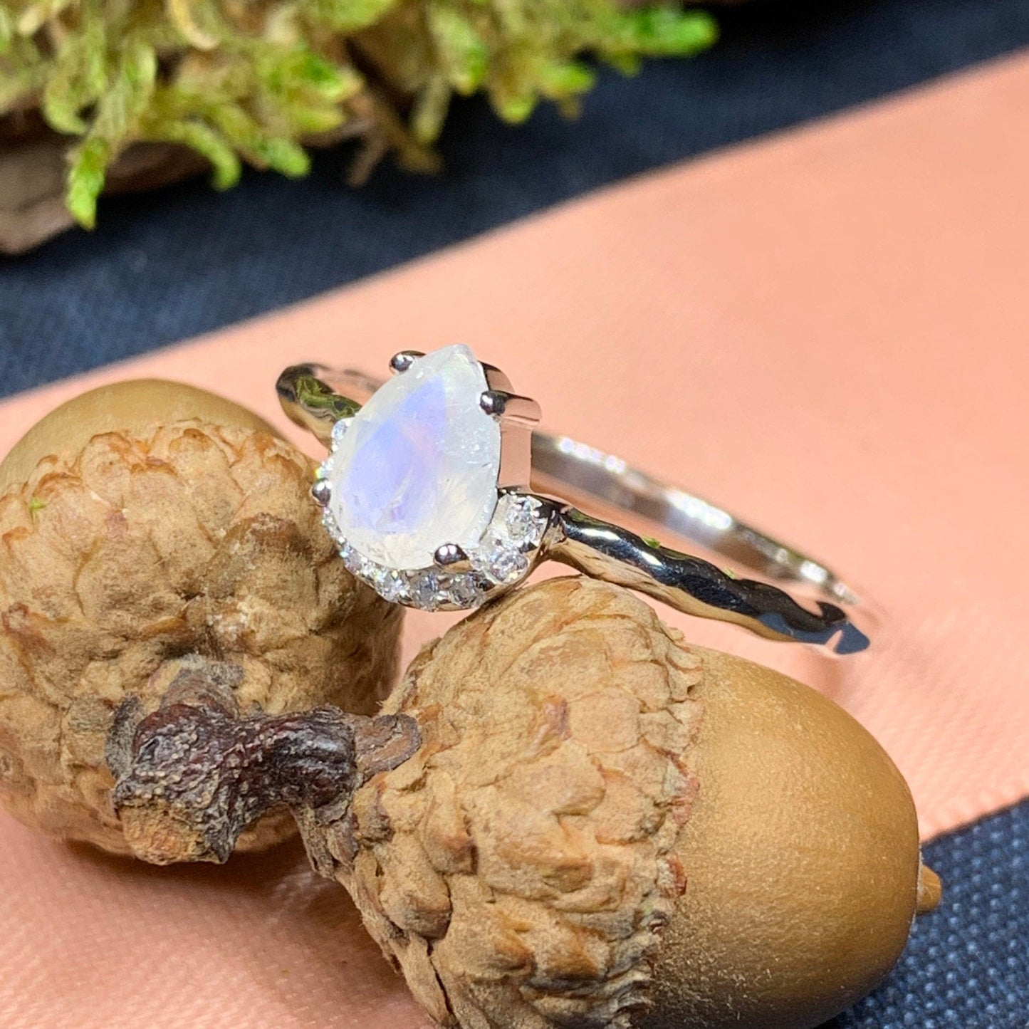Calista Moonstone Ring