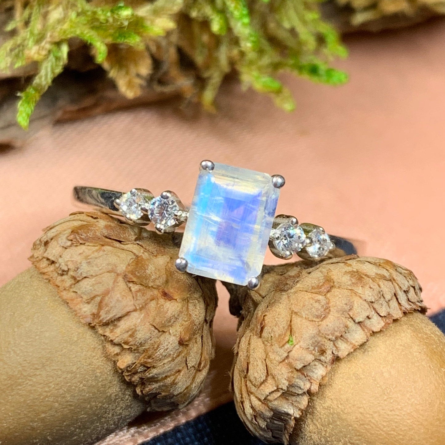 Hilaria Moonstone Ring