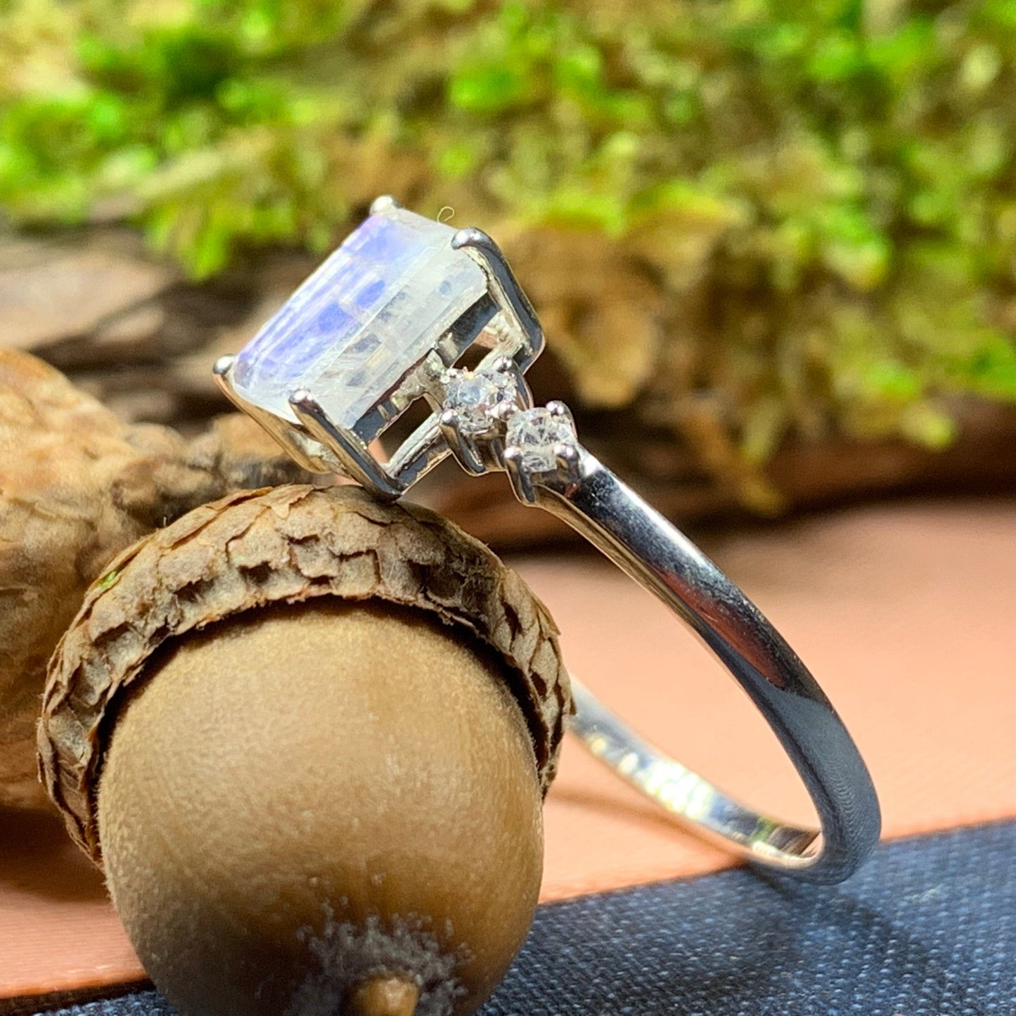 Hilaria Moonstone Ring