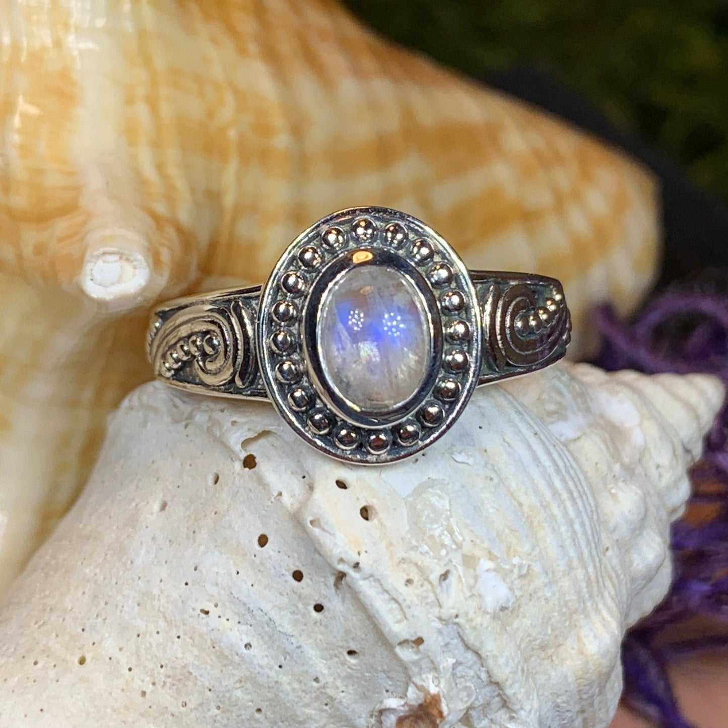 Galilah Celtic Moonstone Ring
