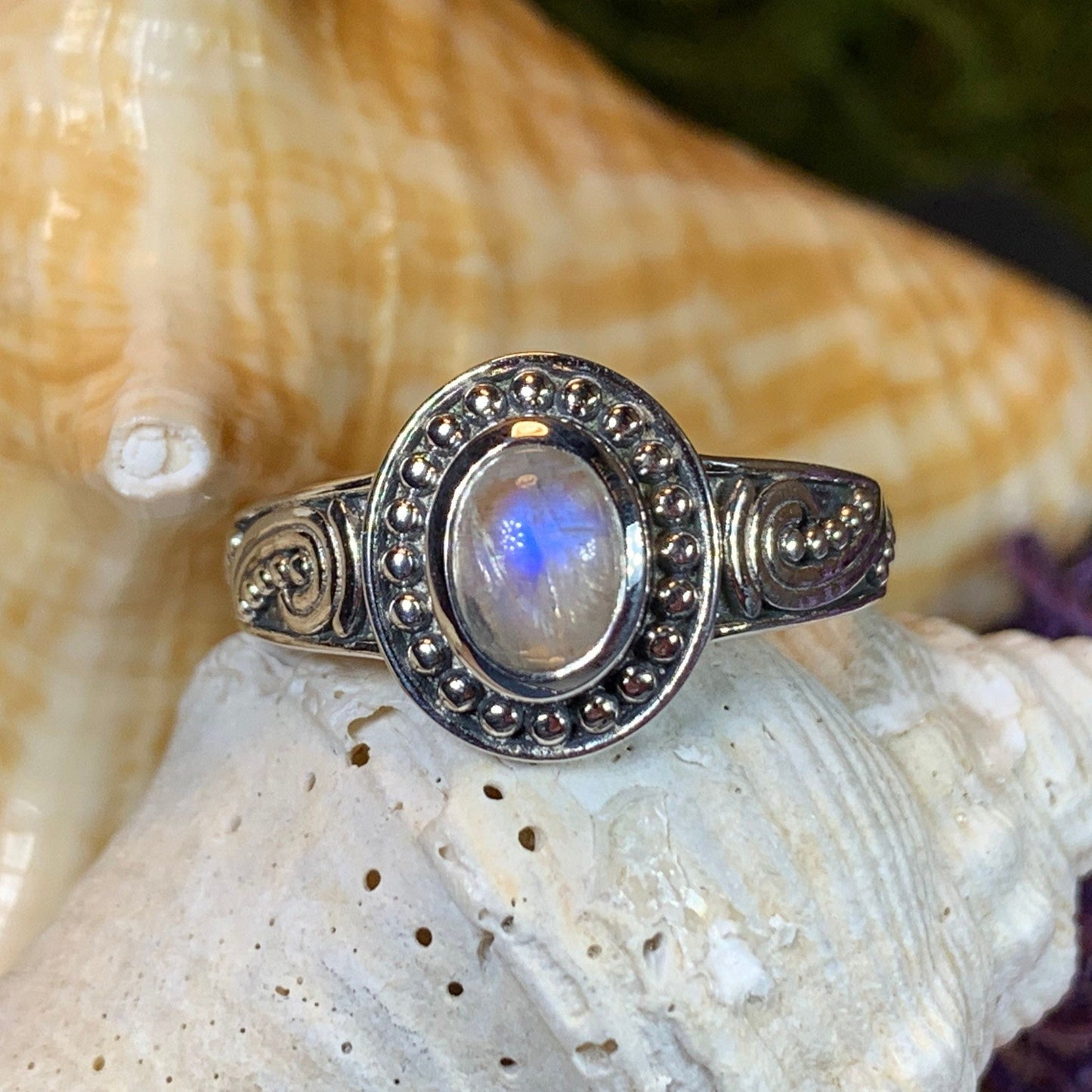 Galilah Celtic Moonstone Ring