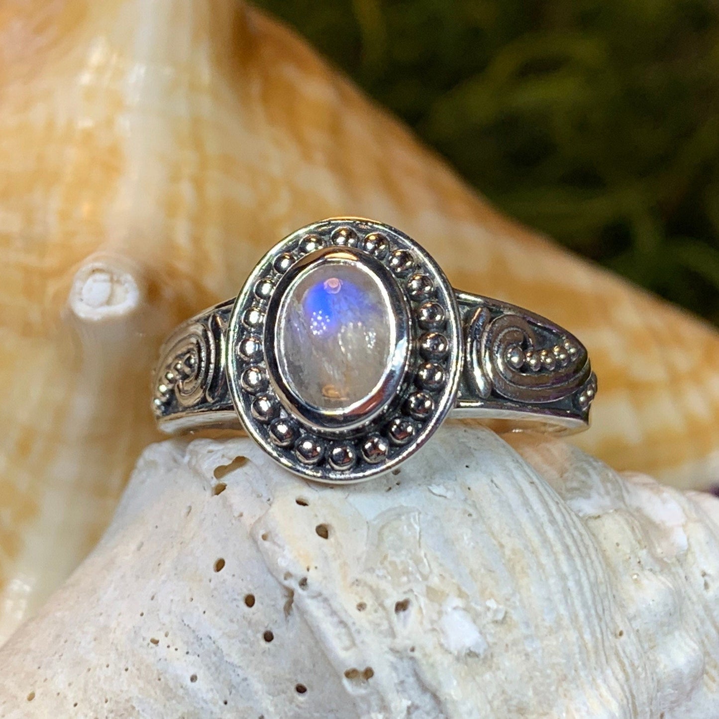 Galilah Celtic Moonstone Ring