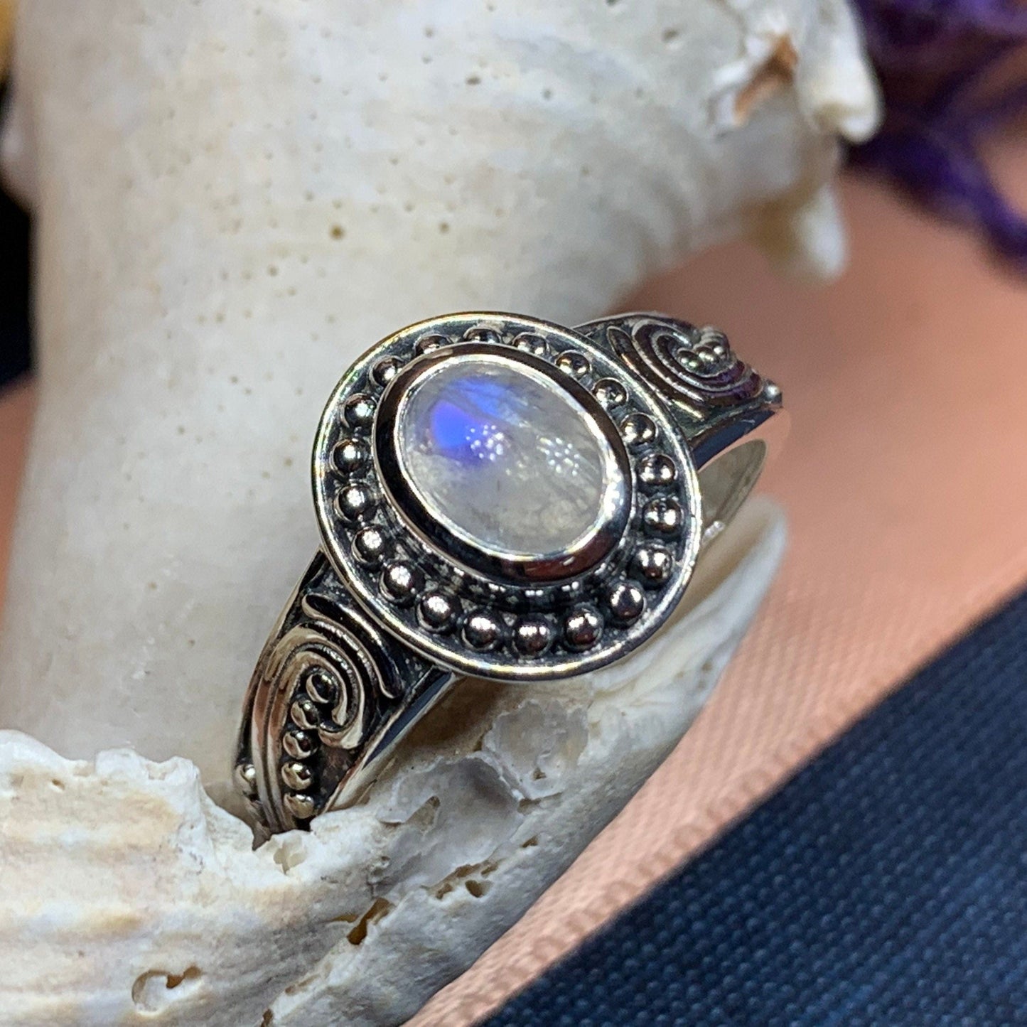 Galilah Celtic Moonstone Ring