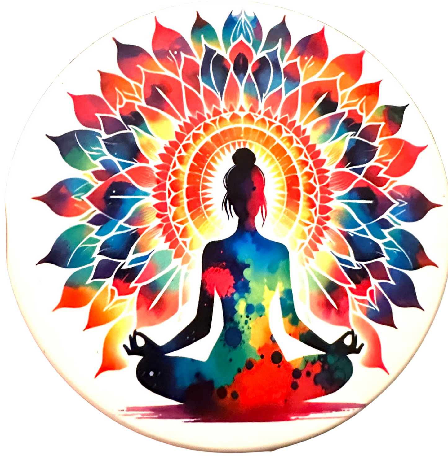 Spiritual Lotus & Meditation Coasters
