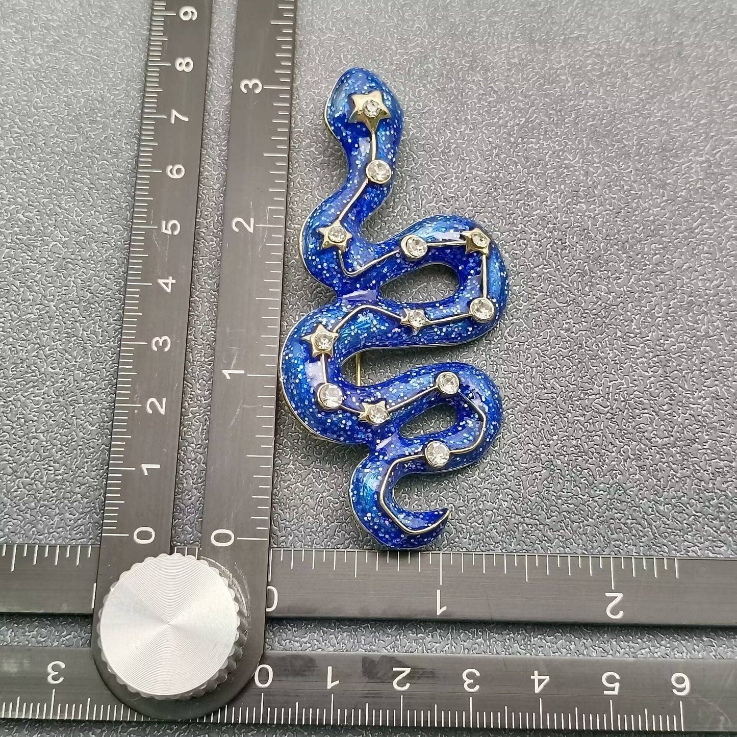 Celestial Serpent Enamel Pin