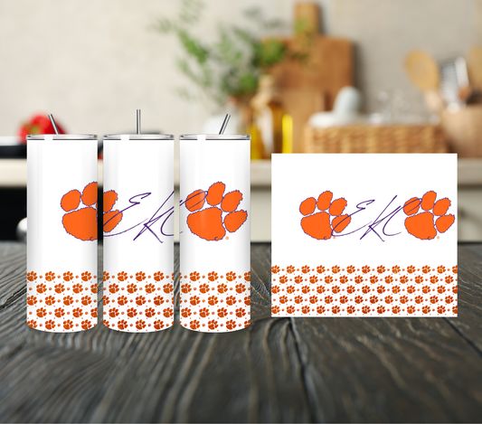 Glitter Ribbon Tumbler