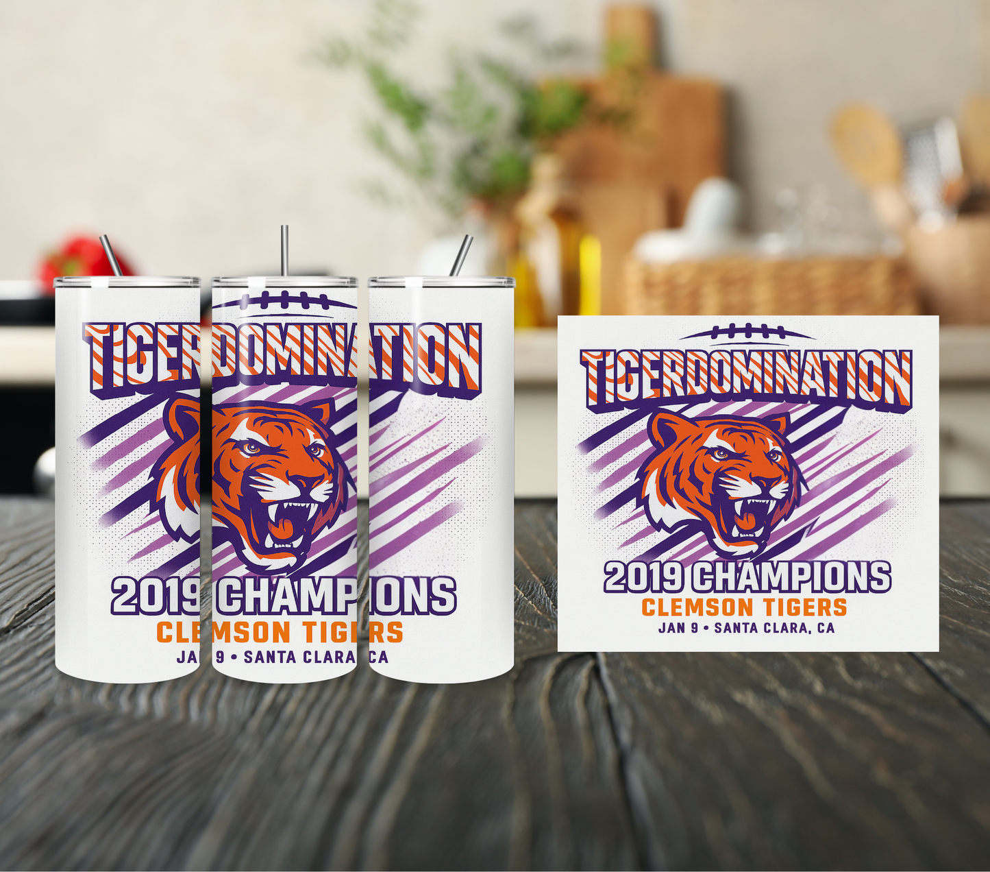 Clemson Tigers 2019 Championship Tumbler