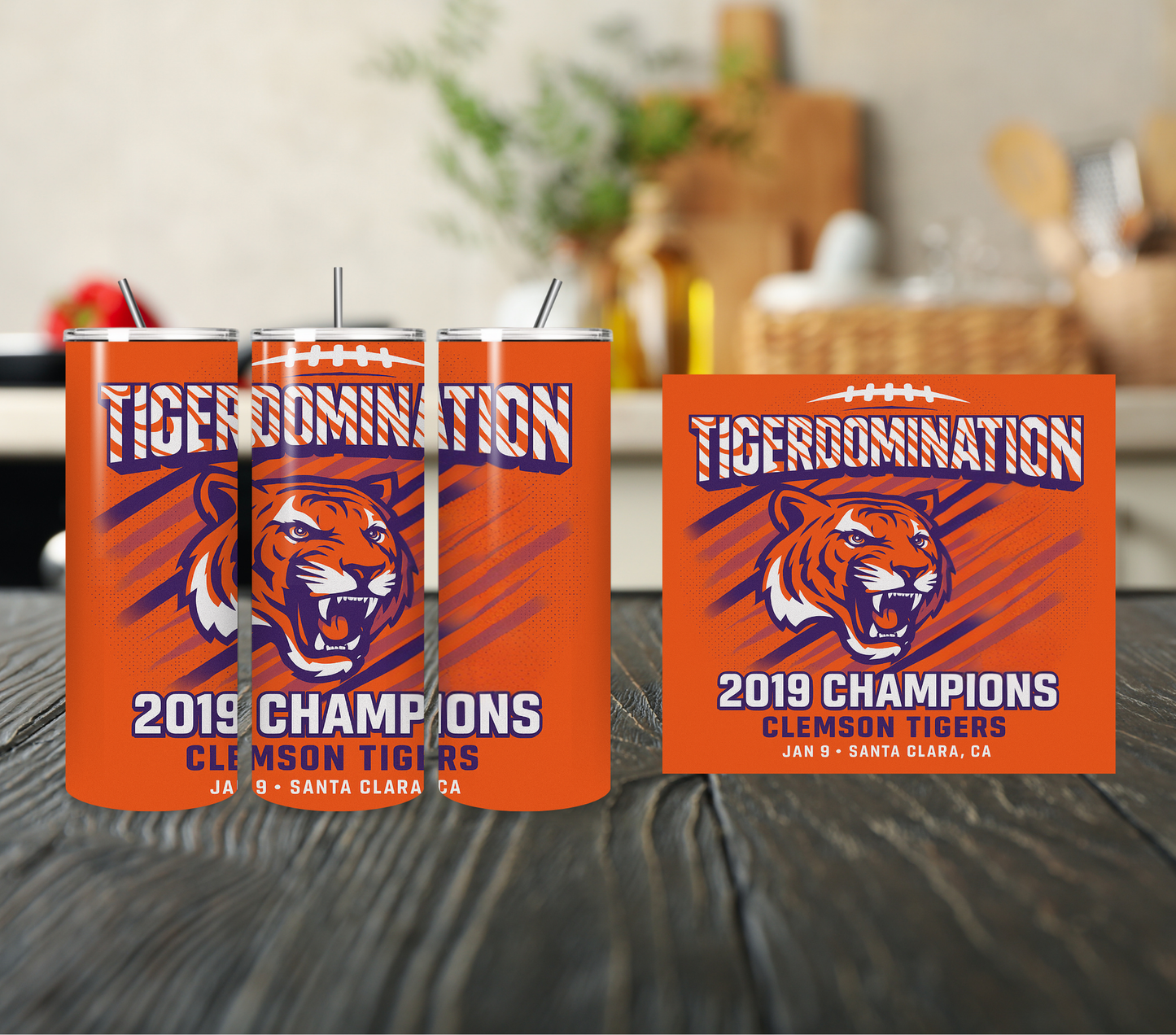 Clemson Tigers 2019 Championship Tumbler
