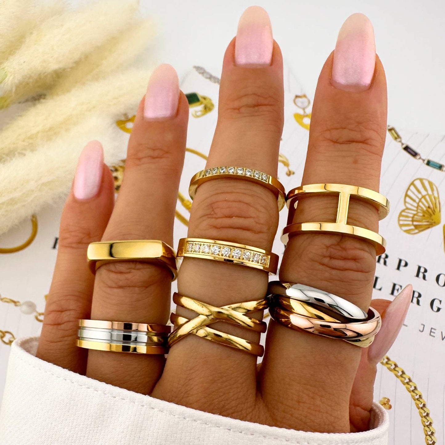 3 Tone Eternal Ring