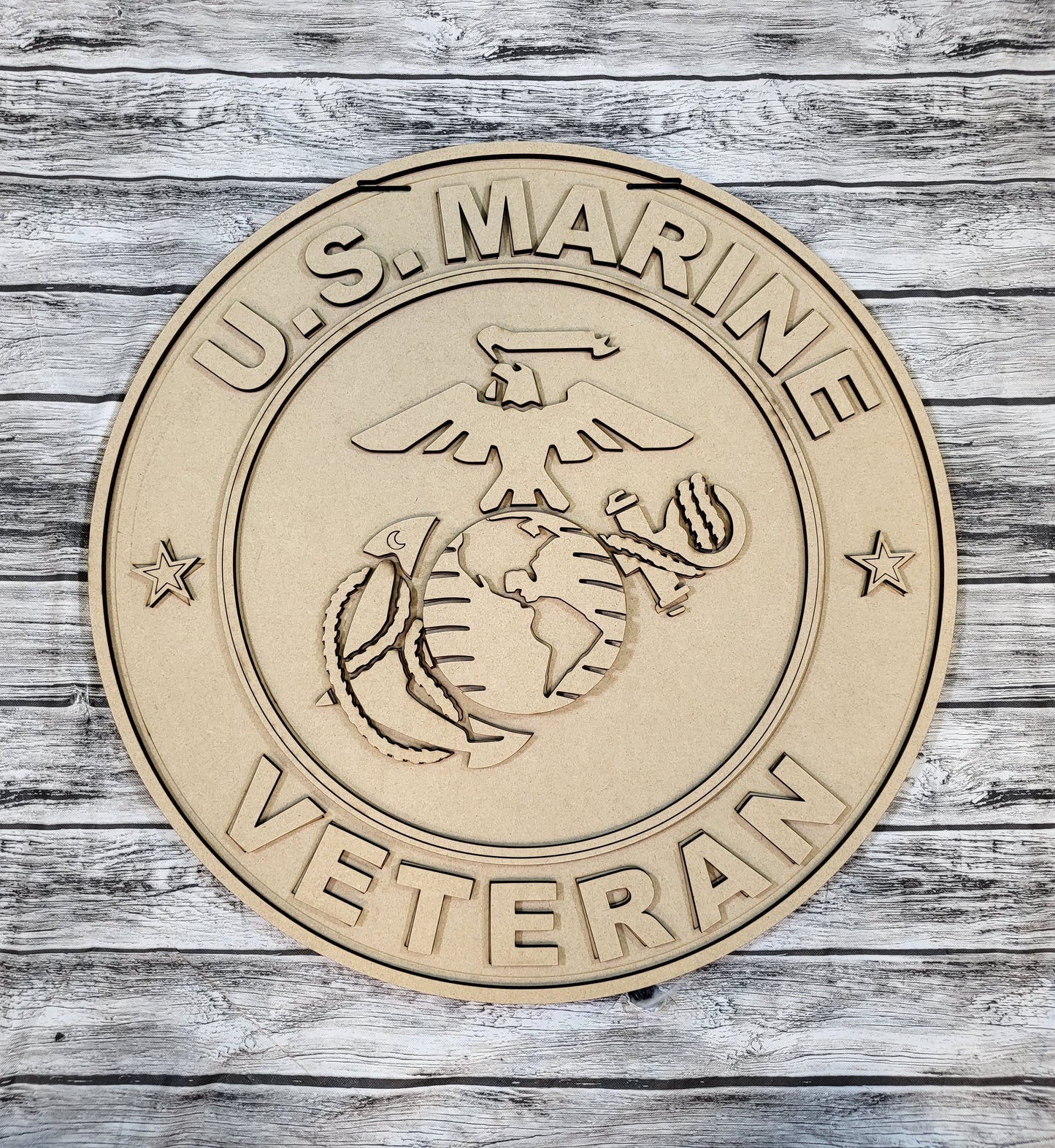 Marine Corps Veteran Door Hanger