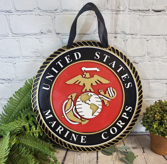 Marine Corps Classic Logo Door Hanger