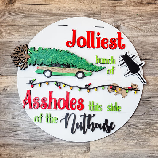 3D Jolliest Bunch Door Hanger