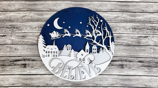 Believe Winter Nightscape