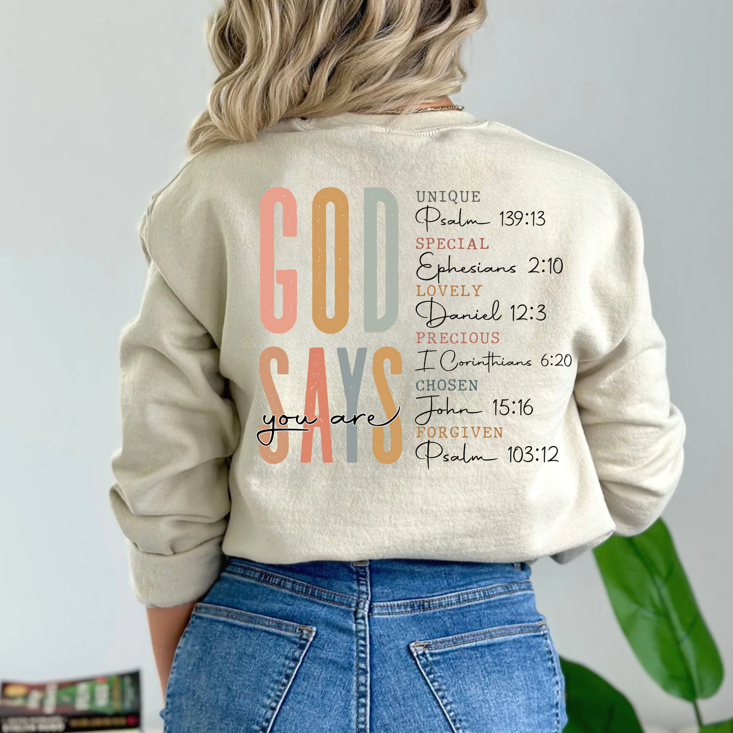 God Says You Are - Clear Film Transfer