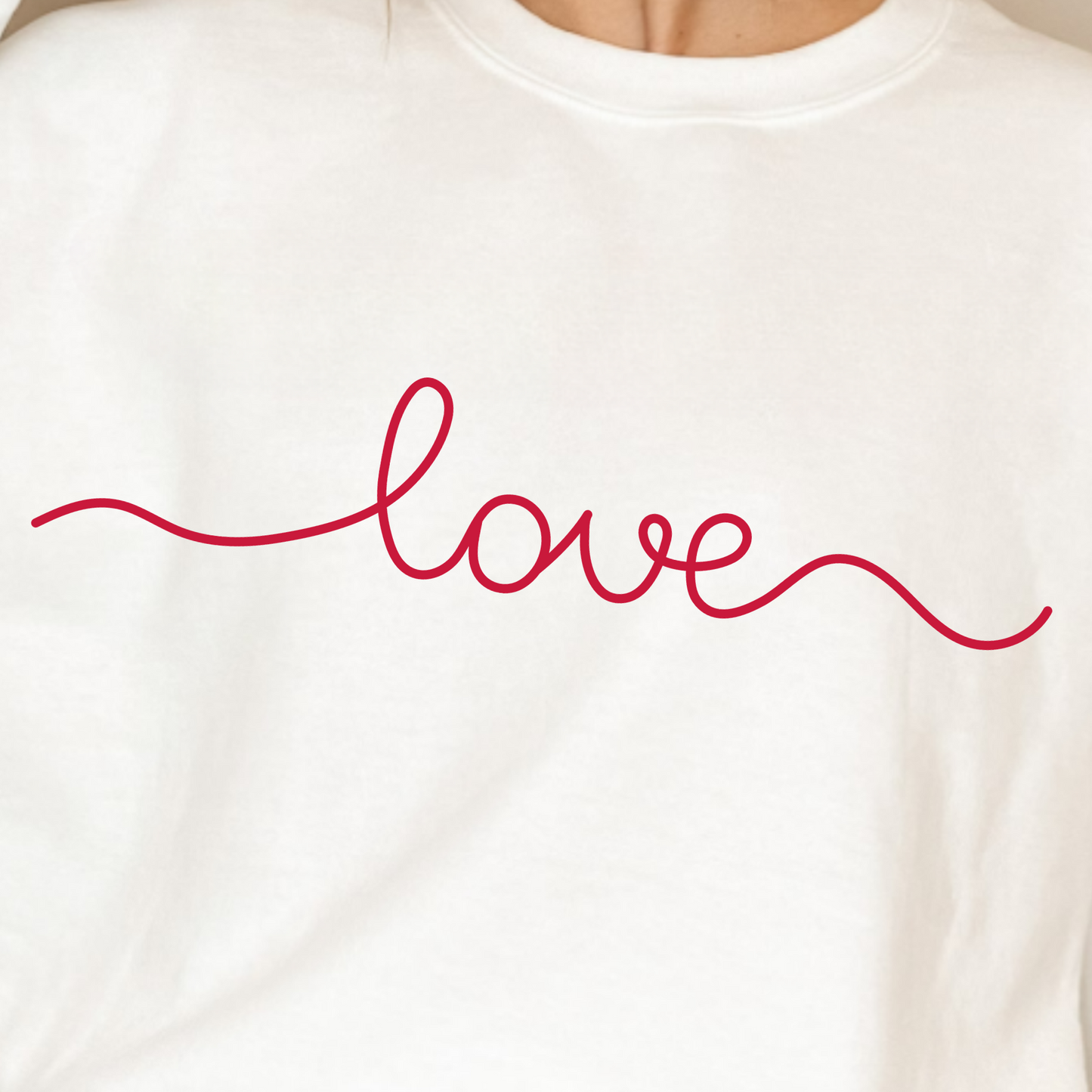 Love -  Matte Clear Film Transfer