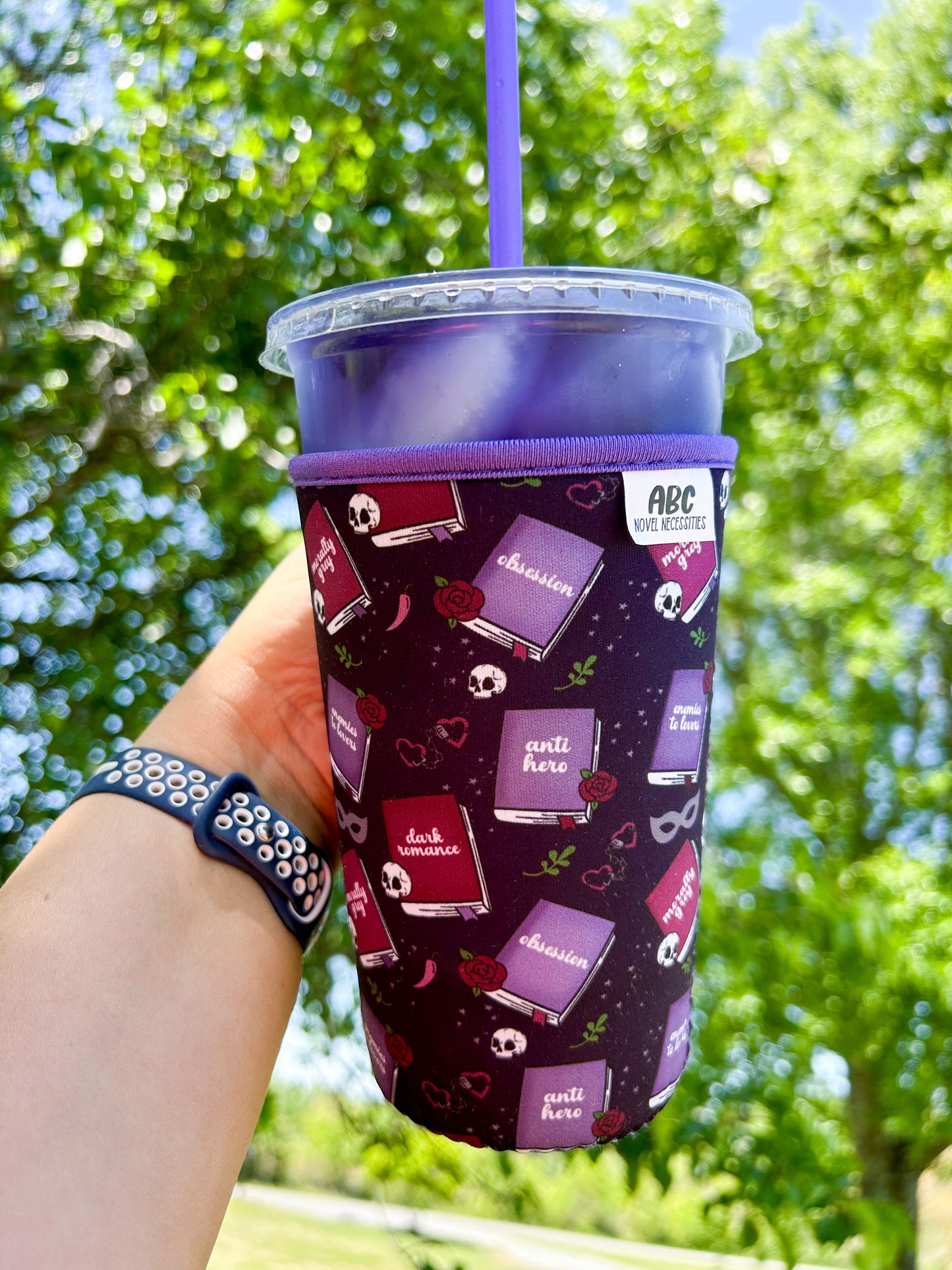 Coffee Sleeve - Dark Tropes - large