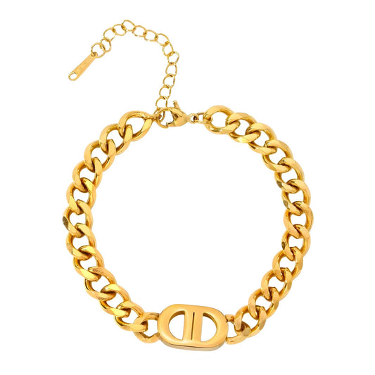 18K gold plated Stainless steel bracelet