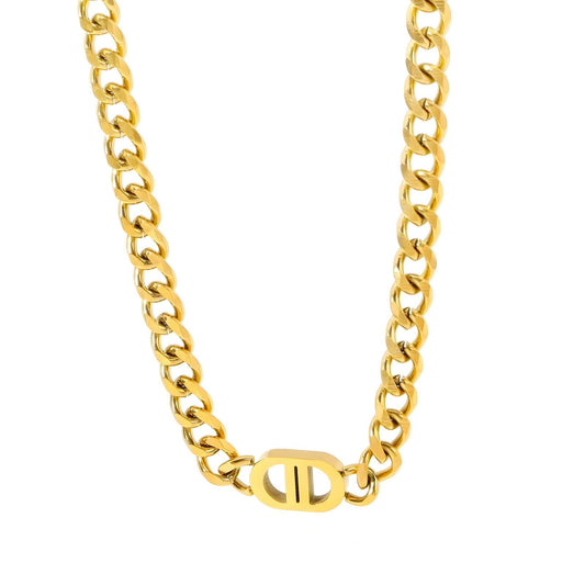 18K gold plated Stainless steel necklace