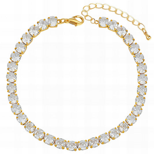 18K gold plated Stainless steel Tennis bracelet